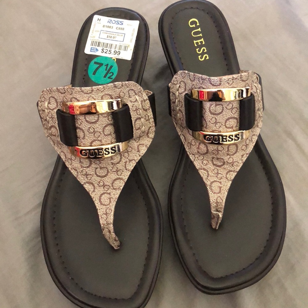 Guess wedges, new, never worn.